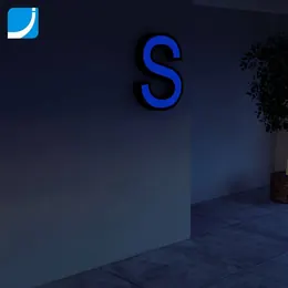 LED Channel Letter with Trimmed Face Made by 3D Slicing Software and 3D Printing Machine detail view 2
