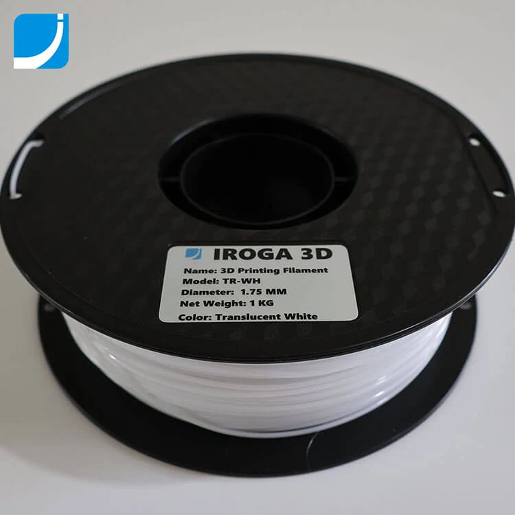Translucent White 3D Printing Filament for Illuminated Signs detail view 3