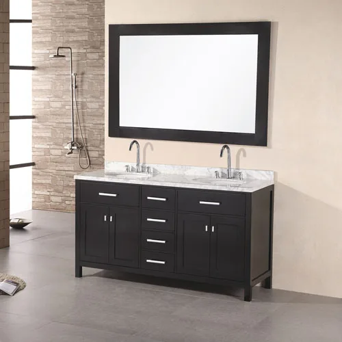 Traditional 1500mm Vanity Double Undermount Sink