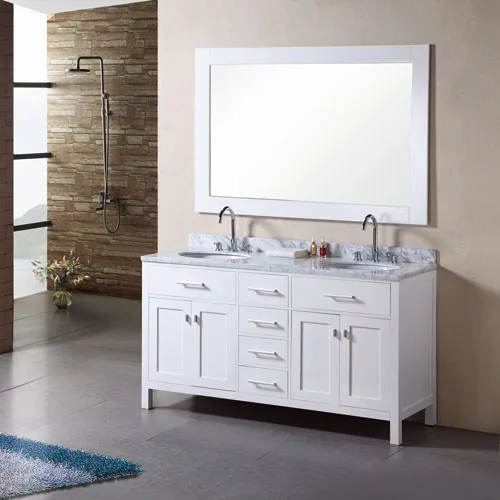 Traditional 1500mm Vanity Double Under Counter Basin