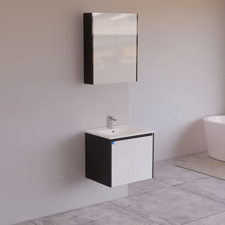 600mm Wall Hung Finger Pull Vanity Bathroom Cabinet