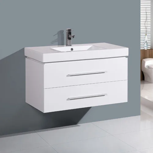900mm Wall Hung 2 Soft Close Drawer Vanity