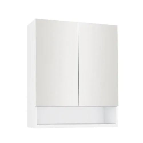 Mirror Cabinet 900mm Two Doors With Undershelf