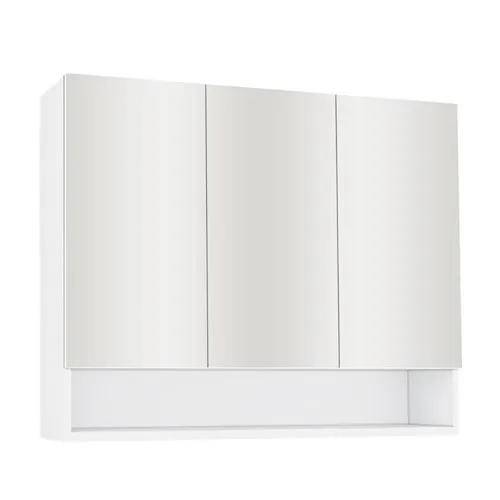 Mirror Cabinet 1200mm Three Doors With Undershelf