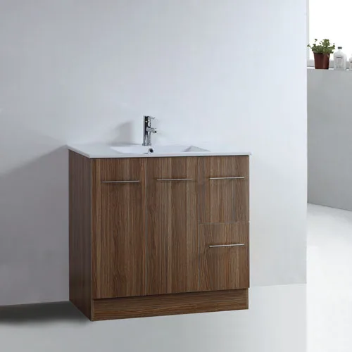 Melamine Finished Floor Vanity Set 900mm Bathroom Cabinet