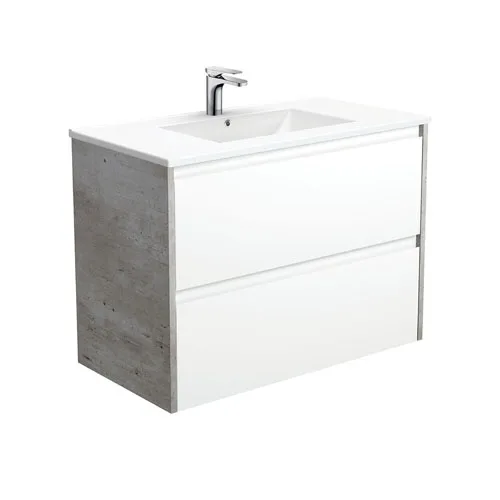 Two Finger Pull Drawer Bathroom Vanity Unit