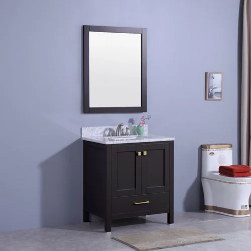 North American Style Bathroom Vanity Unit Matt Black