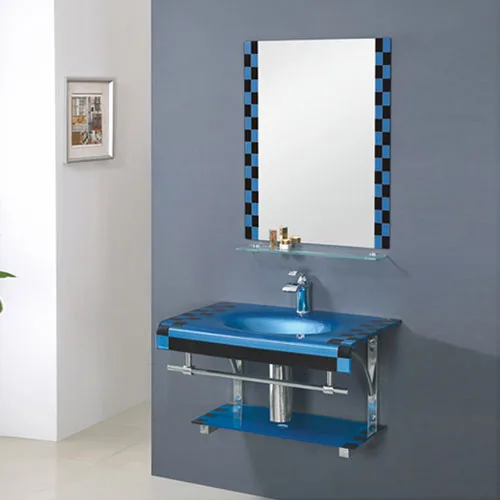 800mm Oval Glass Sink Tempered Basin