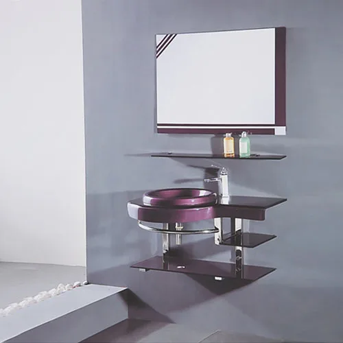 Lavamanos de Cristal con Espejo Fabricante China