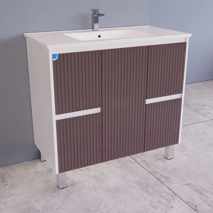 Floor Standing Wenge Vanity Factory in China