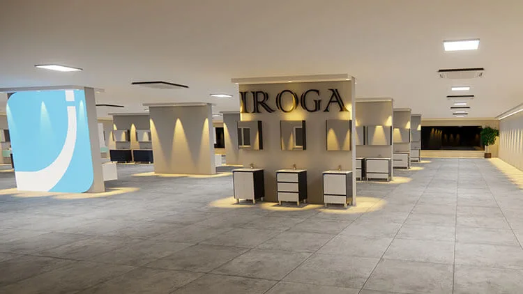 Showroom nighttime