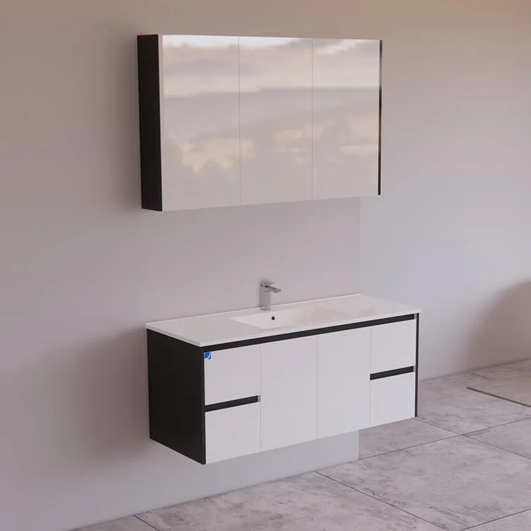 1200mm Wall Mounted Finger Pull Vanities Bath Furniture