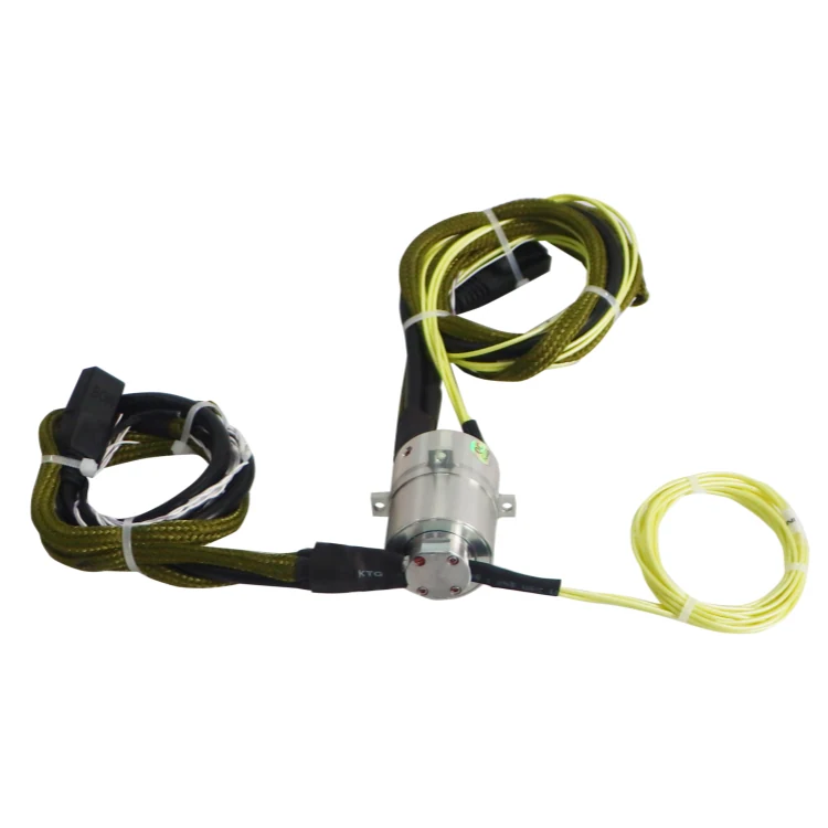 DHS035-21-003 Ingiant solid shaft 35mm 1-channel 100M/1000M Ethernet slip ring, view 3