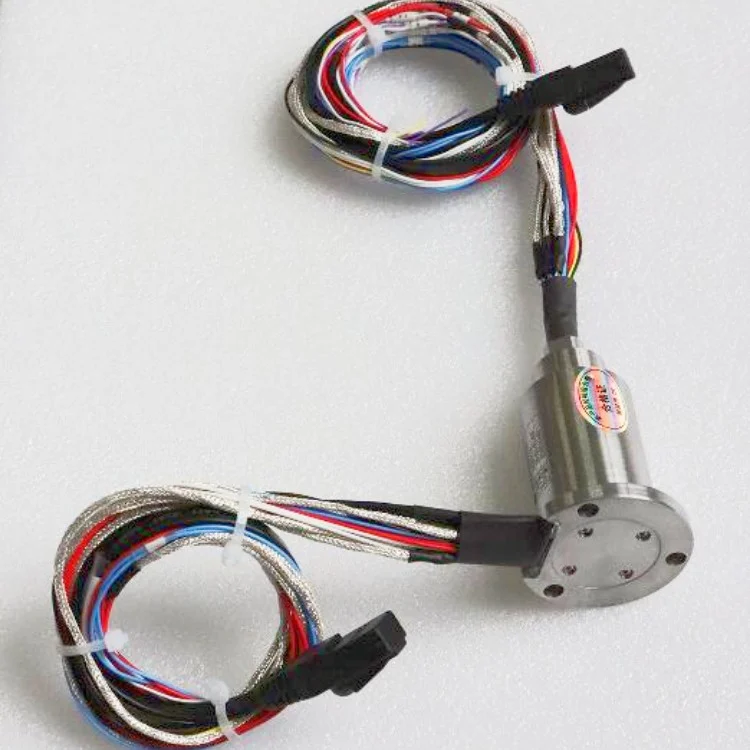 DHS033-26 customized solid shaft slip ring low electrical noise 26 channels diameter 33mm, view 4