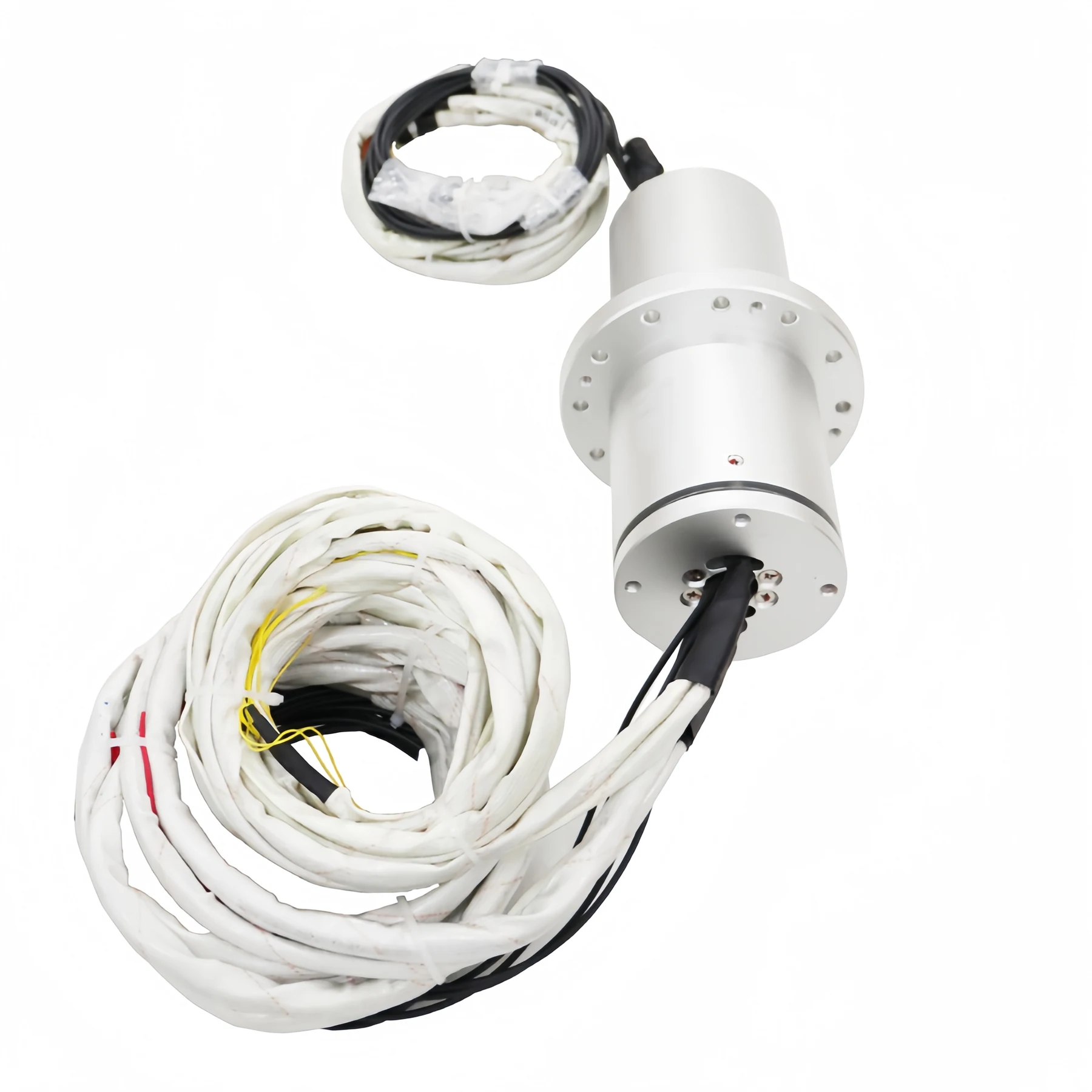 DHS095-27-4F 4 channels fiber optic and 27 channels electric hybrid slip ring, view 2
