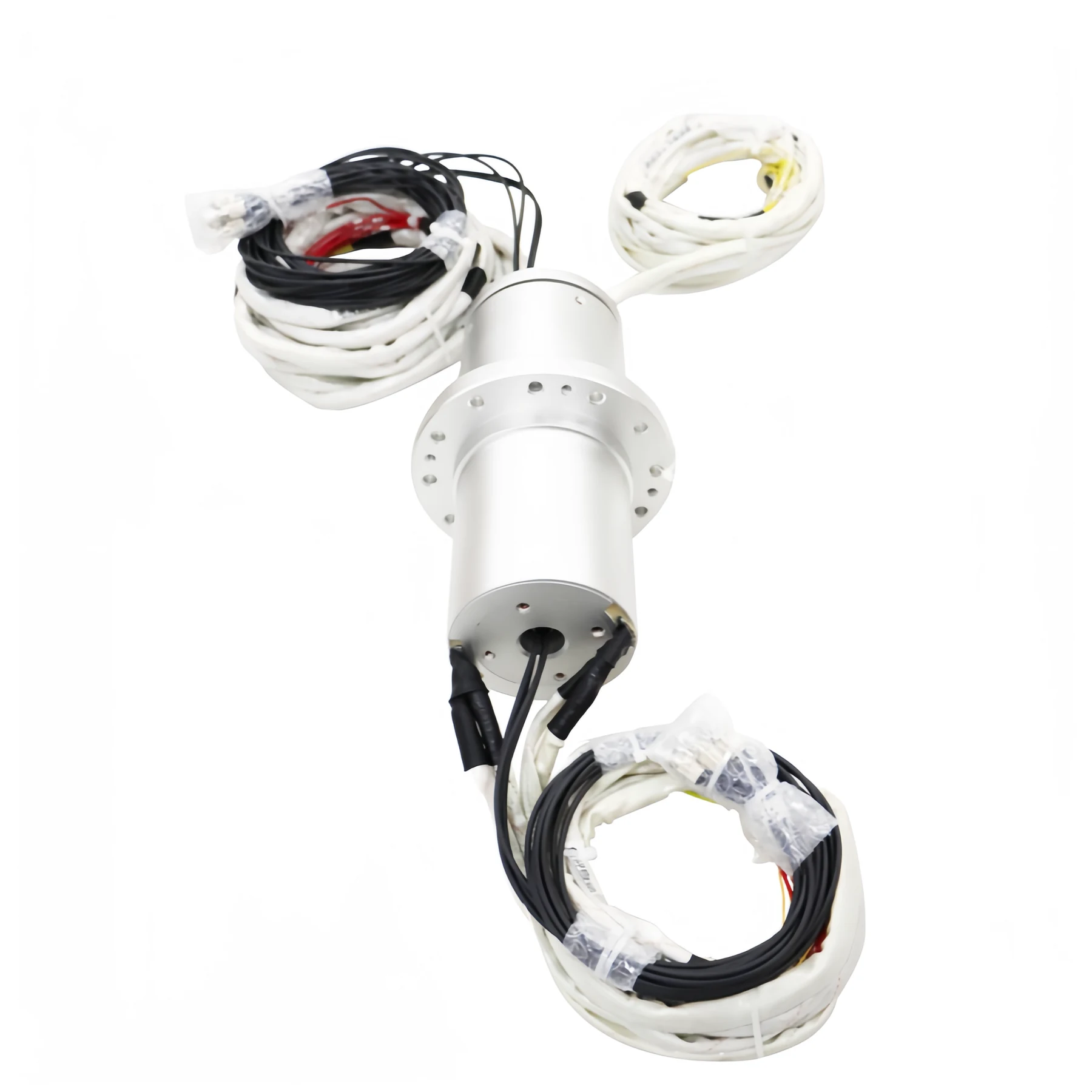 DHS095-27-4F 4 channels fiber optic and 27 channels electric hybrid slip ring — fiber optic rotary joints manufactured by INGIANT