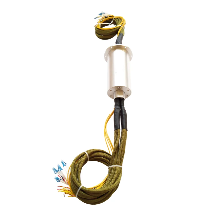 DHS073-32-4F Ingiant 4 channels optoelectronic slip ring out diameter 73mm 32 channels power signal, view 3
