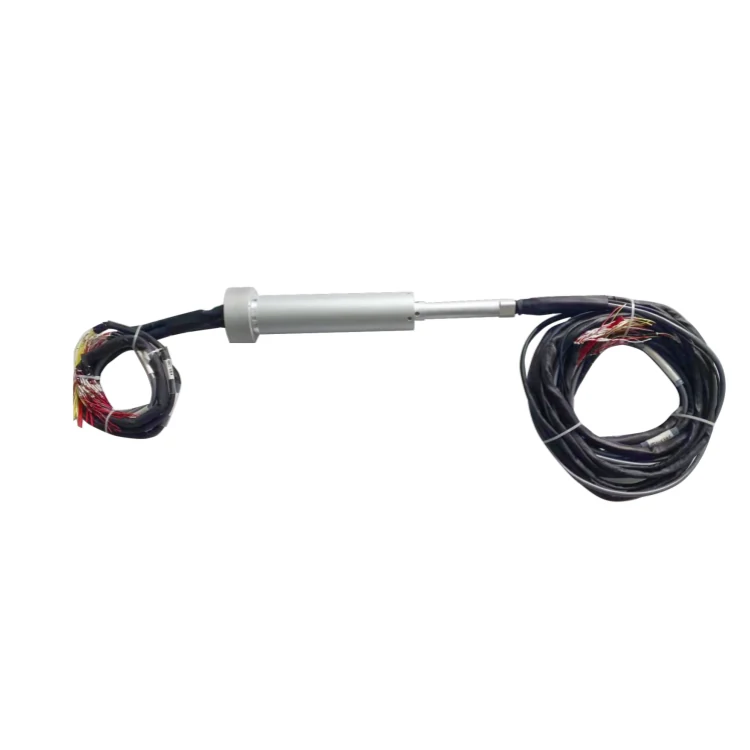 DHS050-92 Ingiant diameter 50mm Ethernet slip ring with1 channel 1000M Ethernet + 92 channels power/signal, view 3