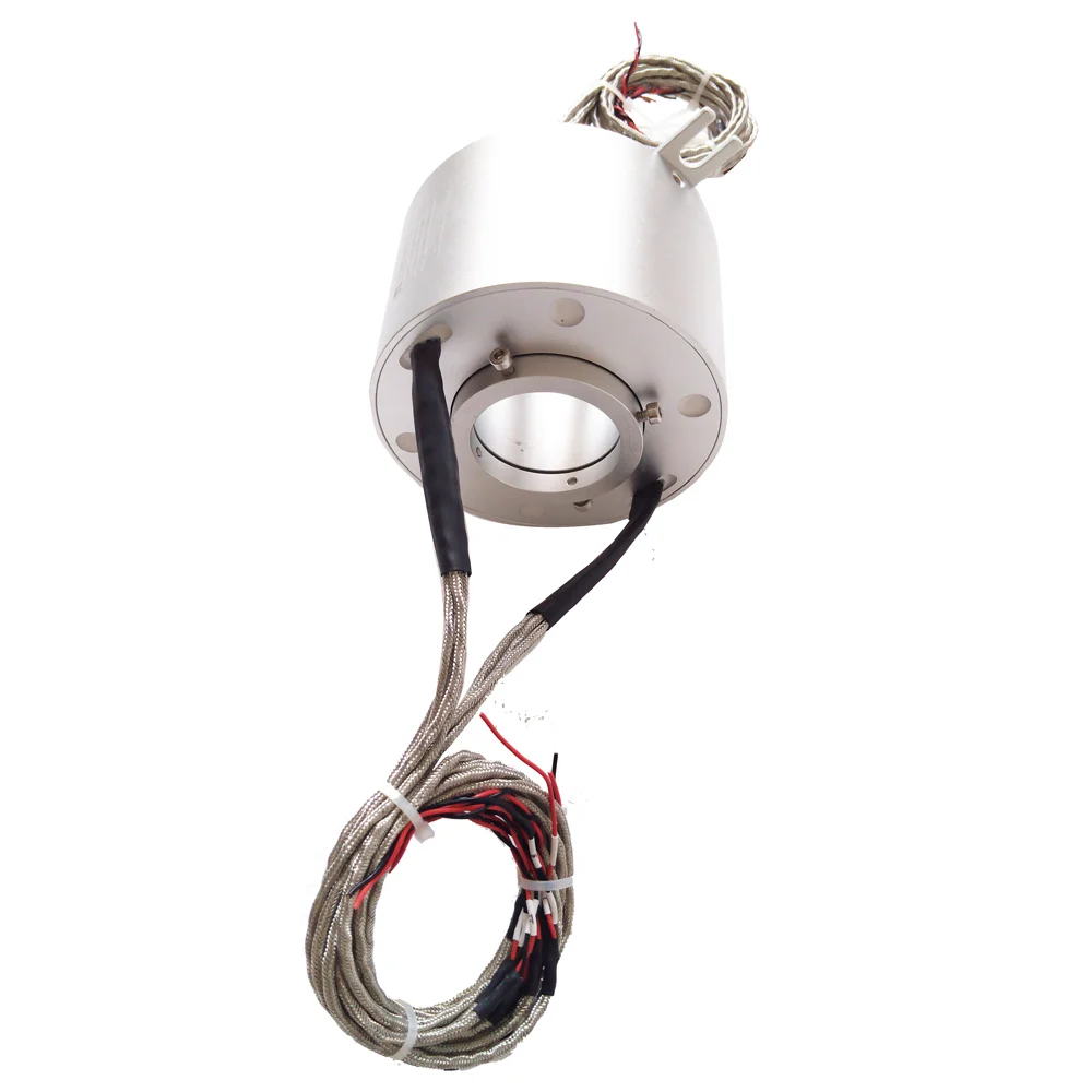 Durable 50mm inner diameter through hole slip ring, view 2