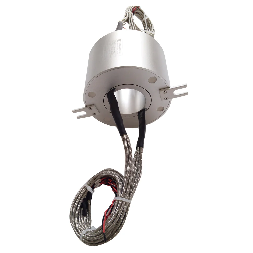 Durable 50mm inner diameter through hole slip ring — through bore slip rings manufactured by INGIANT
