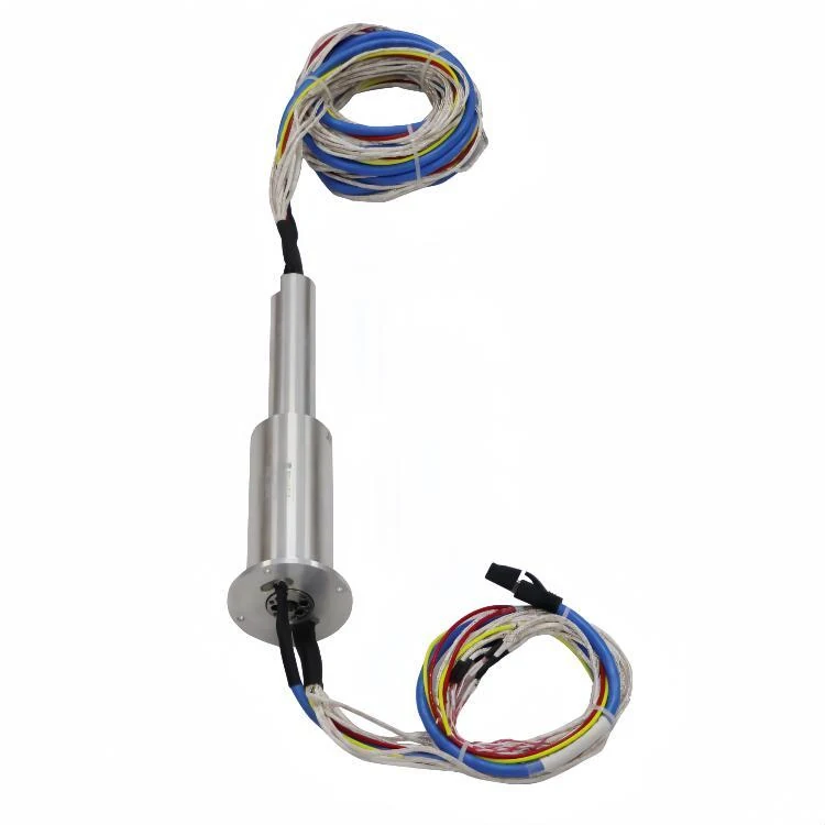 DHS050-25 50mm Solid Shaft Ethernet Slip Ring 1 Channel Ethernet Combination Power and Signal — ethernet slip rings manufactured by INGIANT
