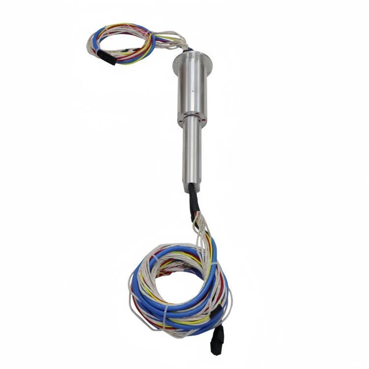 DHS050-25 50mm Solid Shaft Ethernet Slip Ring 1 Channel Ethernet Combination Power and Signal, view 2