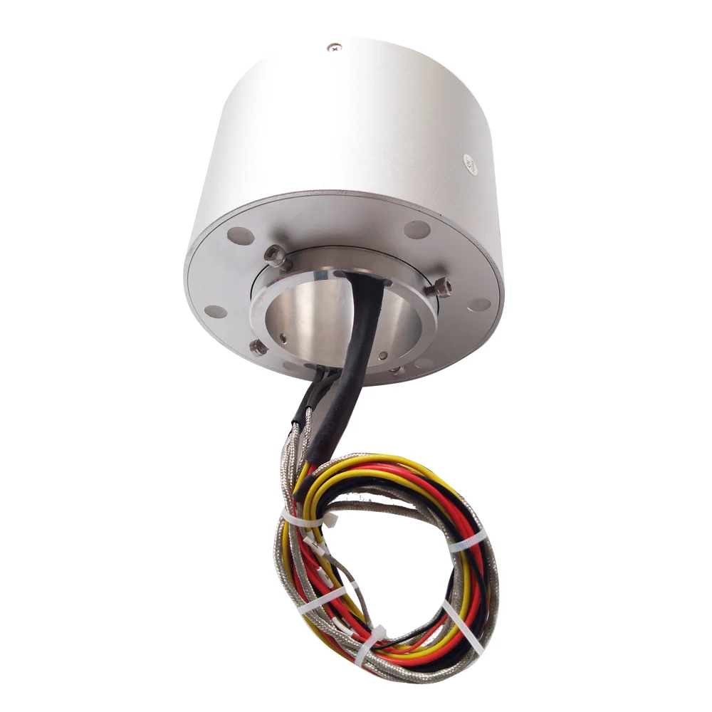 Ingiant 70mm through hole slip ring electrical current collector, view 3