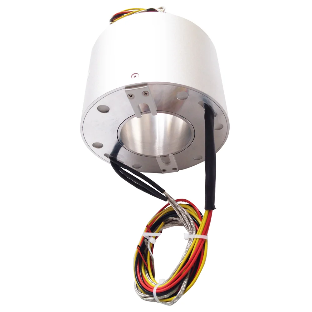 Ingiant 70mm through hole slip ring electrical current collector — hybrid slip rings manufactured by INGIANT