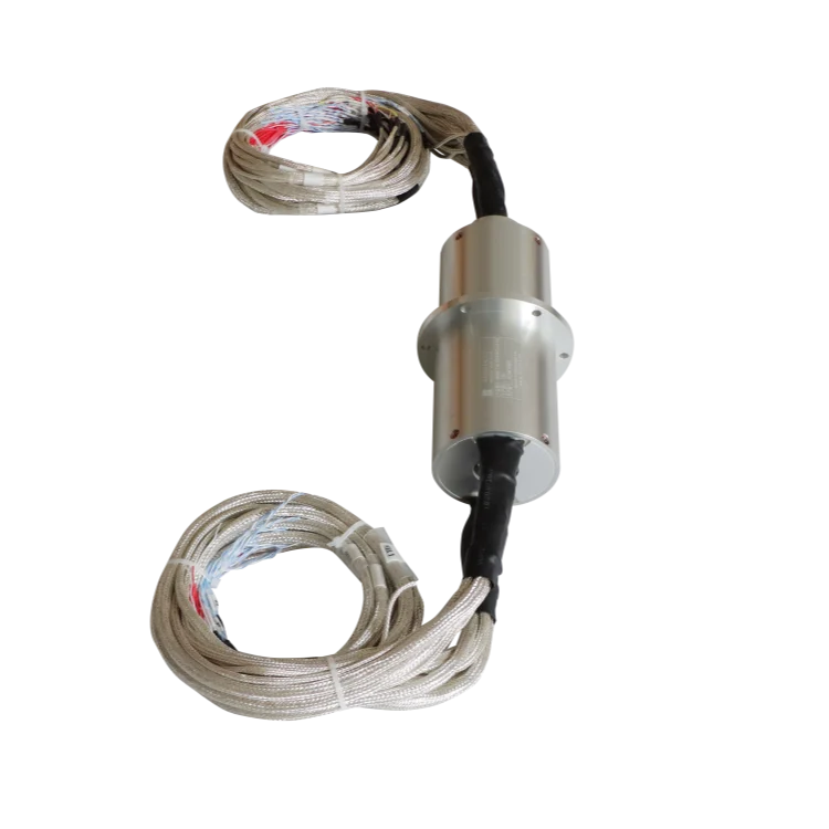 Ingiant hybrid slip ring combine 73 channels power and 1 radio frequency slip ring, view 3