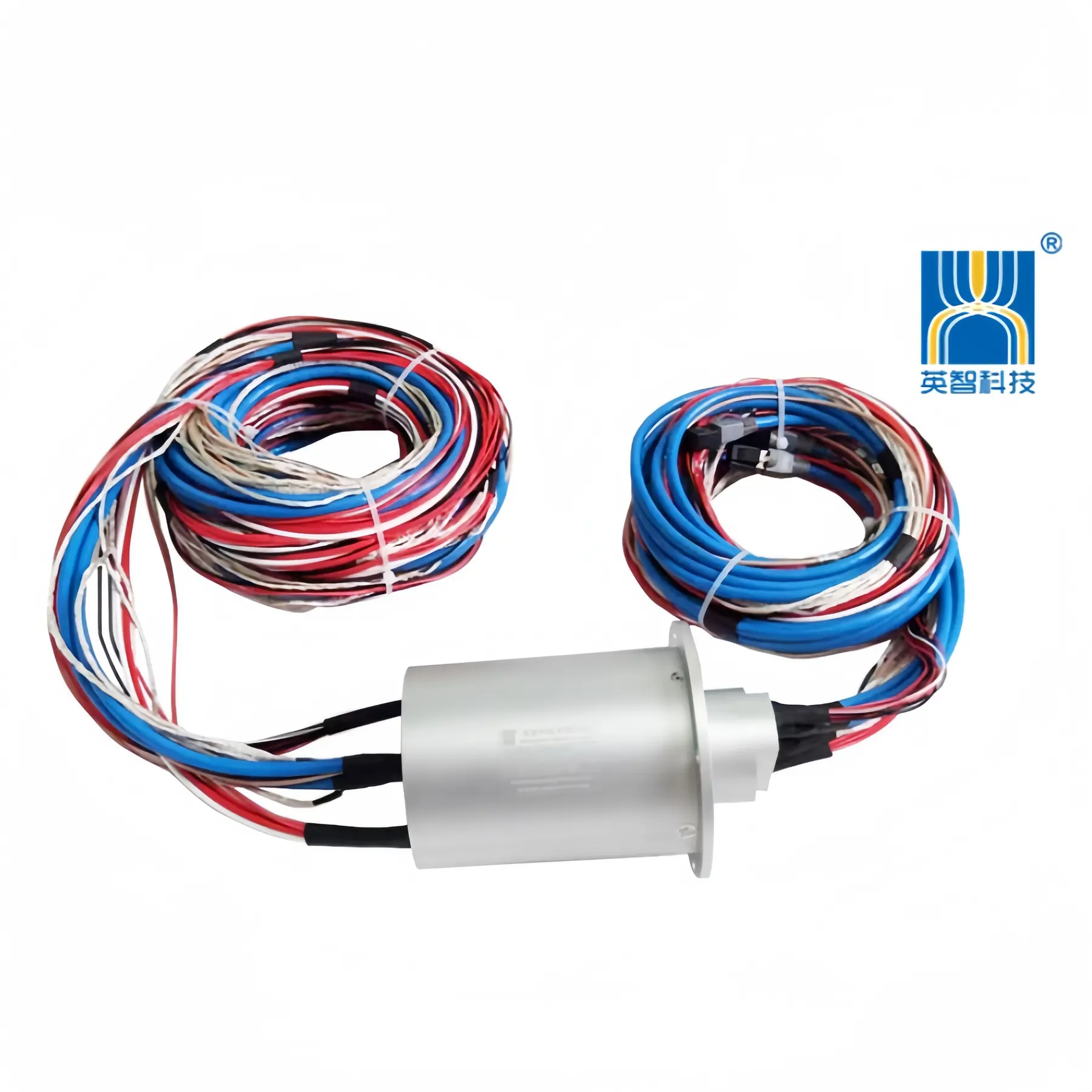 DHS098-69 Ingiant Non-standard customization diameter 98mm Ethernet slip ring 69 channels, view 2