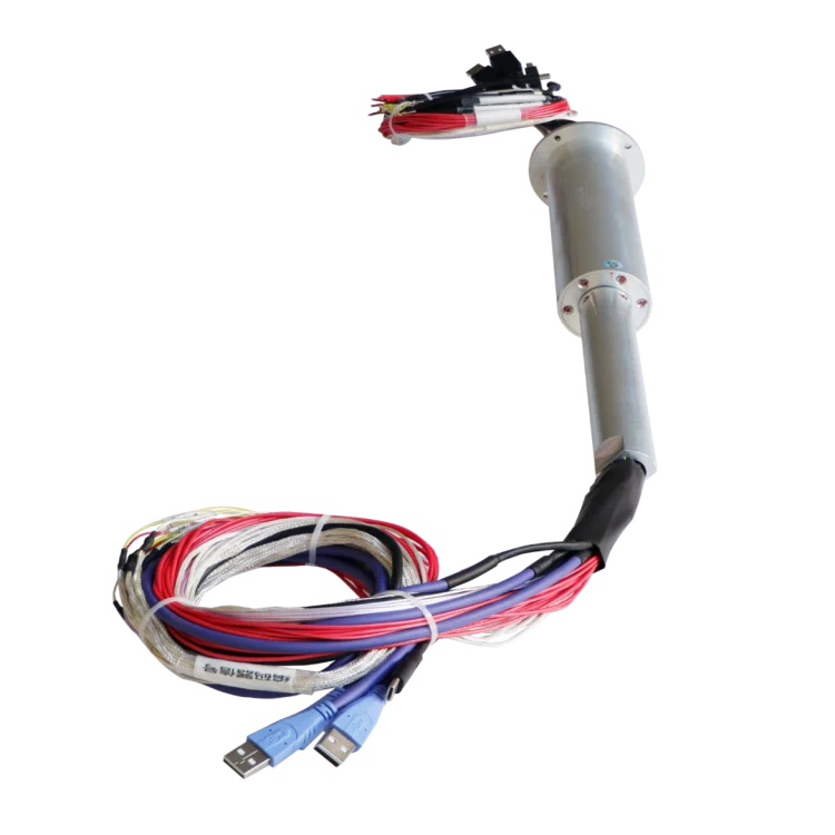 DHS050-56-002 DHS series standard automation slip ring ID50mm 56channels, view 3