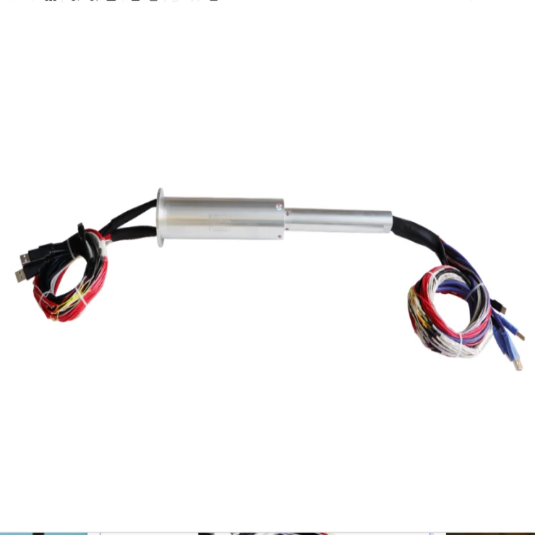 DHS050-56-002 DHS series standard automation slip ring ID50mm 56channels, view 2