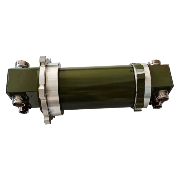 DHS090-50-1F Ingiant Military aviation plug optoelectronic slip ring OD 90mm Single channel optoelectronic slip ring — hybrid slip rings manufactured by INGIANT