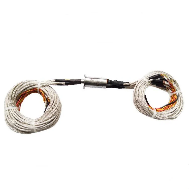 DHS017-21-2A capsulated miniature slip rings 21channels 2A for CCTV Pedestal, view 3
