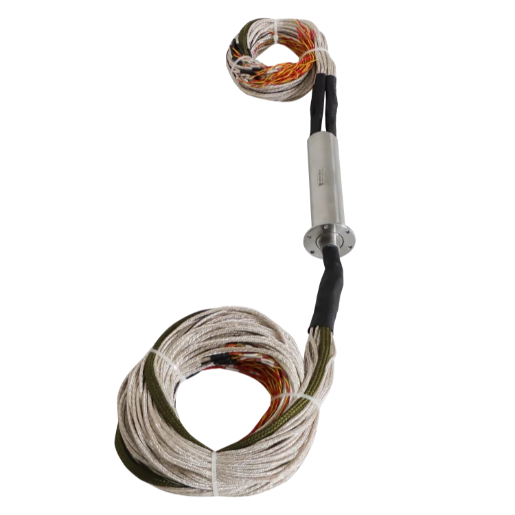 DHS030-63 capsulated miniature slip rings diameter 30mm 63channels for welding equipment — capsulated slip rings manufactured by INGIANT