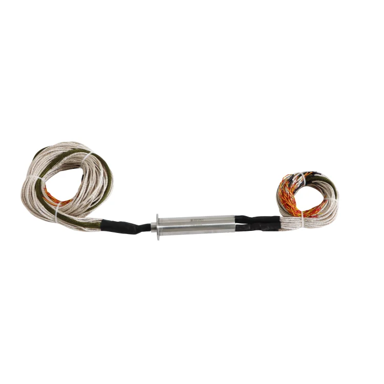 DHS030-63 capsulated miniature slip rings diameter 30mm 63channels for welding equipment, view 3