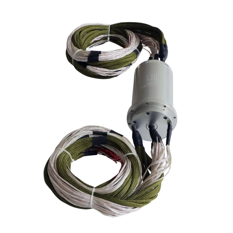 DHS080-64-3A capsulated slip ring 64 channels 3A for power- and signal transmission — capsulated slip rings manufactured by INGIANT