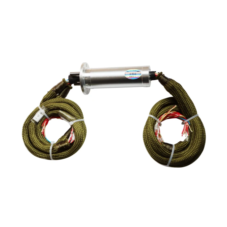 DHS032-32-5A capsulated slip rings with flange diameter 32mm 32channels 5A, view 2