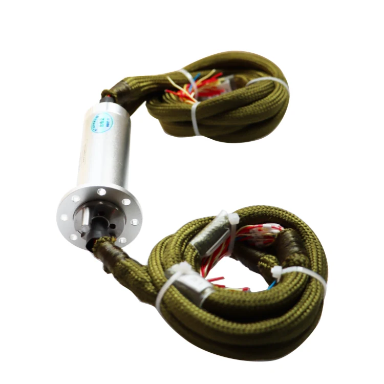 DHS032-32-5A capsulated slip rings with flange diameter 32mm 32channels 5A, view 3