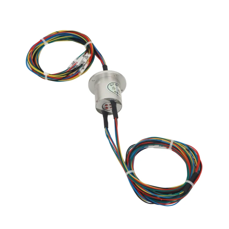 DHS022-15-1A standard DHS022 series capsule slip ring 15 channels 1A for high-speed ball machine, view 2