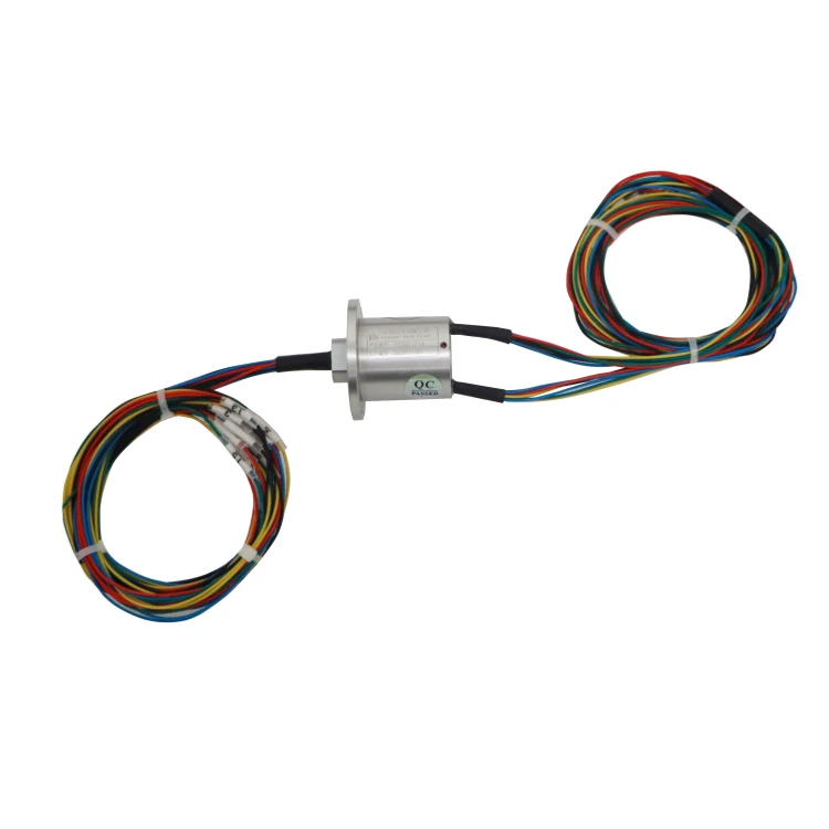 DHS022-15-1A standard DHS022 series capsule slip ring 15 channels 1A for high-speed ball machine, view 3