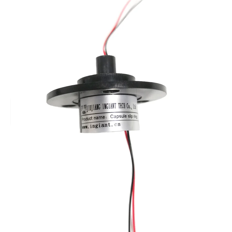 capsule slip ring 22mm diameter 12 wires 2A — capsulated slip rings manufactured by INGIANT