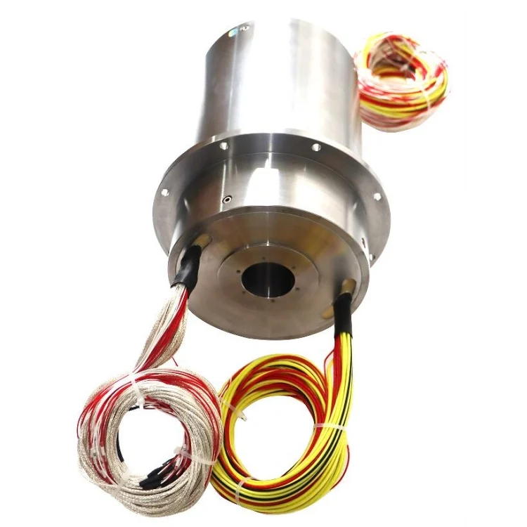 Ingiant customized high reliability capsule slip ring 160mm diameter 72 channels — capsulated slip rings manufactured by INGIANT
