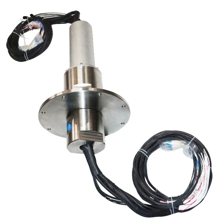 DHS150-71-8F-2Y non-standard customized photoelectric-hydraulic combination slip ring — hybrid slip rings manufactured by INGIANT
