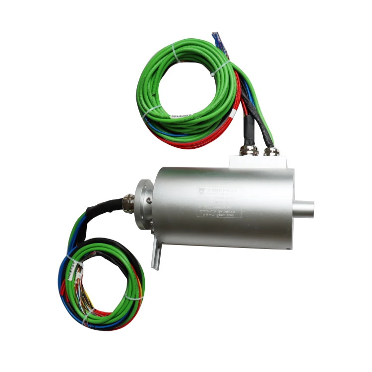 DHS120-40-003 Customized industrial-grade compact Ethernet slip rings on request — ethernet slip rings manufactured by INGIANT