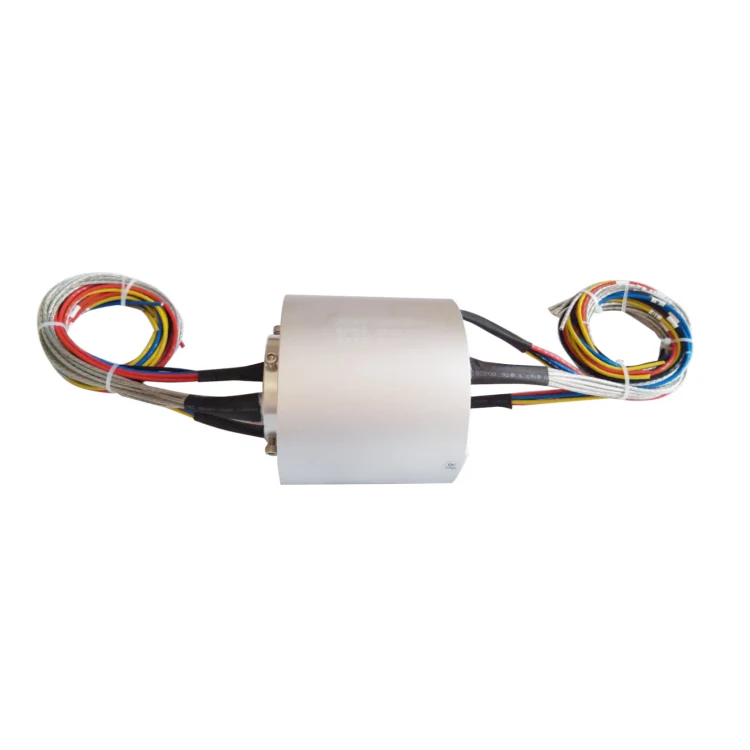 DHK060-26 standard series hollow shaft slip ring high-end rotating conductive hollow shaft slip ring, view 2