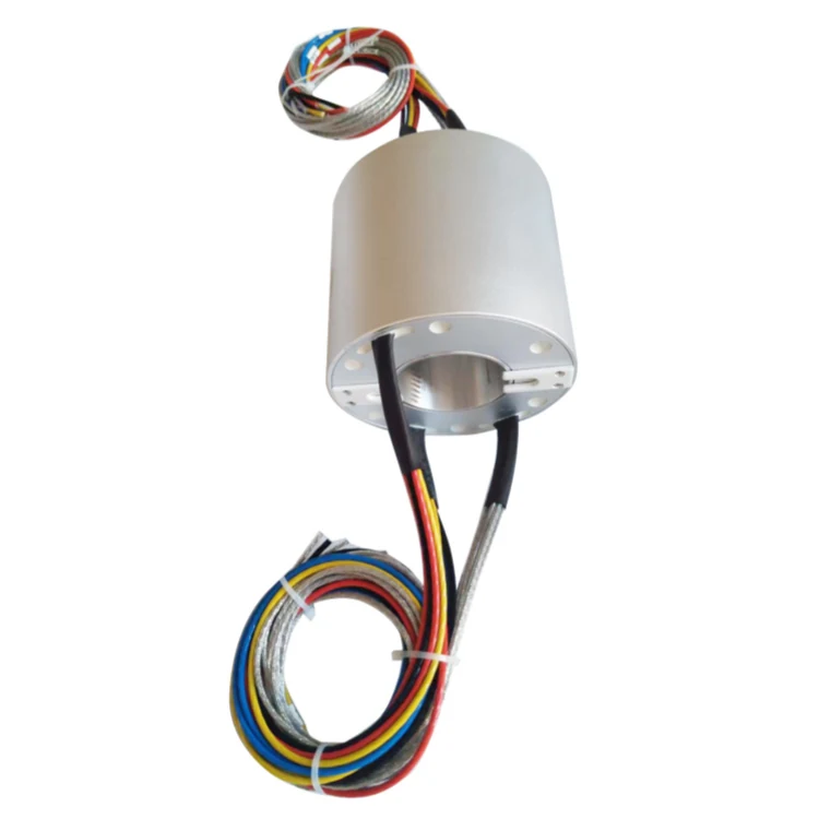 DHK060-26 standard series hollow shaft slip ring high-end rotating conductive hollow shaft slip ring — through bore slip rings manufactured by INGIANT