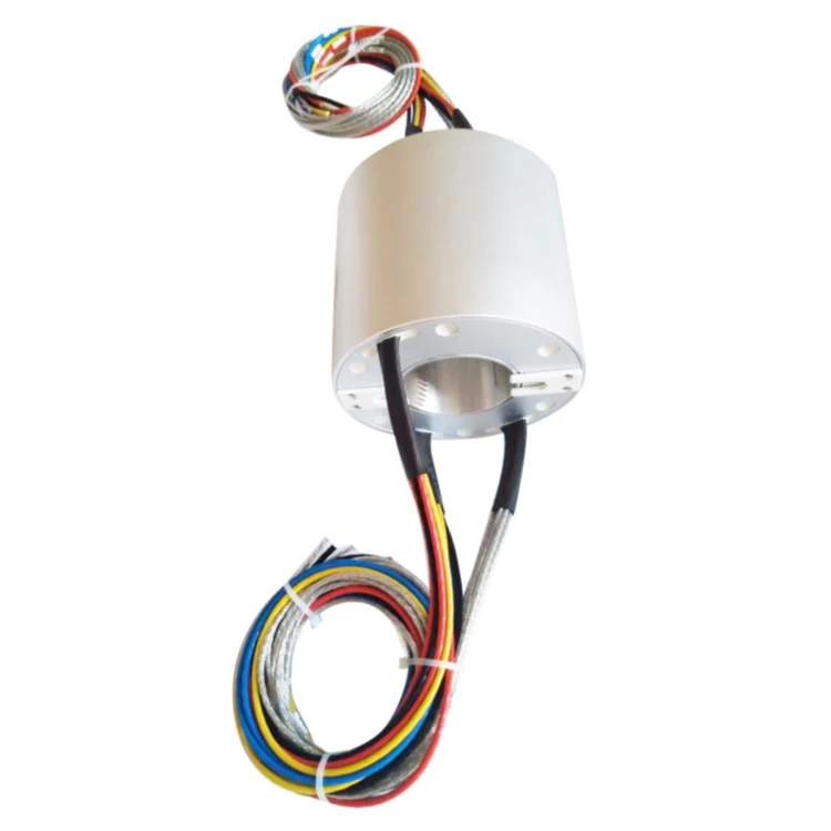 DHK060-26 standard series hollow shaft slip ring high-end rotating conductive hollow shaft slip ring, view 3
