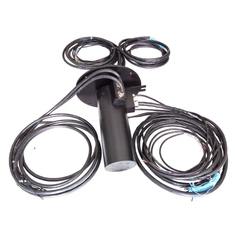 DHS180-98 Ingiant Non-standard customized high current slip ring out diameter 180mm and 98 electrical channels, view 2
