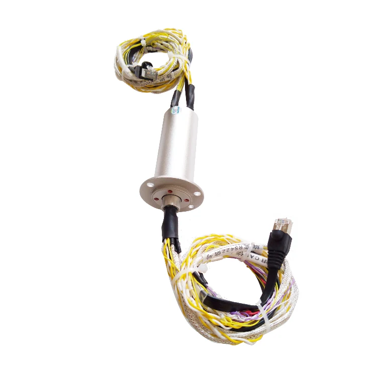 DHS032-22 Ingiant customized industrial bus slip rings out 32mm 22channels transmission of different signals — customized slip rings manufactured by INGIANT